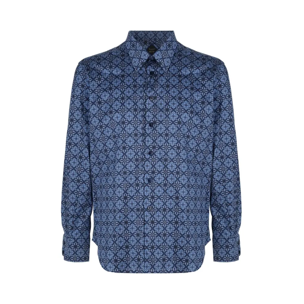 Рубашка Slim Fit хлопковая