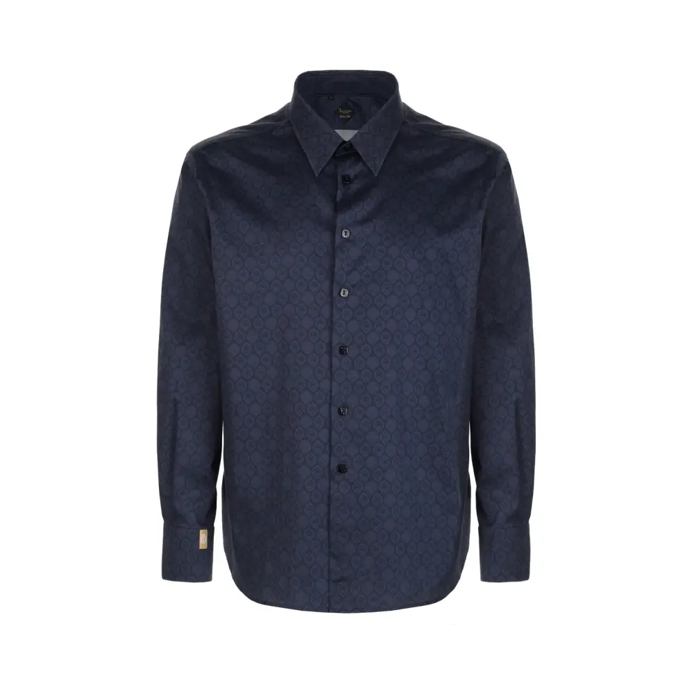 Рубашка Slim Fit хлопковая
