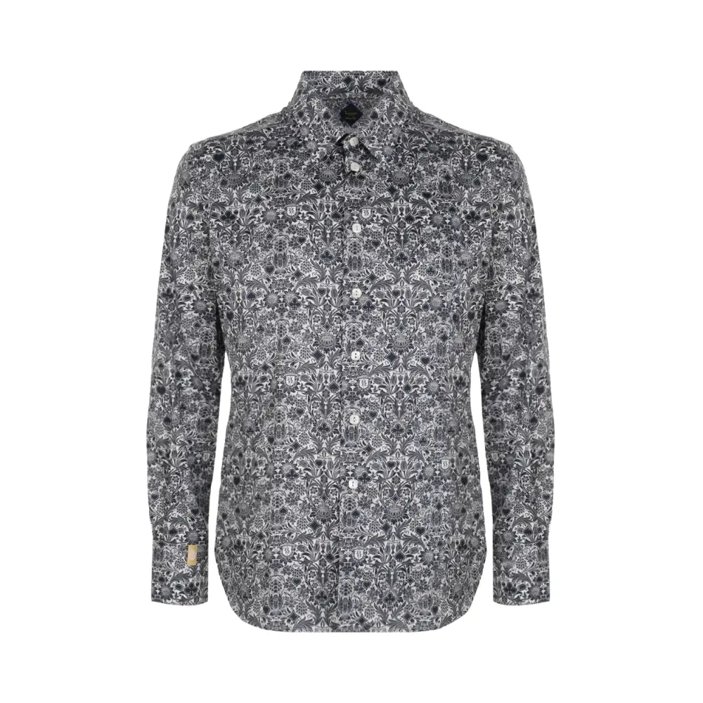 Рубашка Slim Fit хлопковая