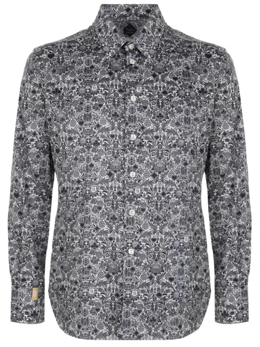 Рубашка Slim Fit хлопковая BILLIONAIRE