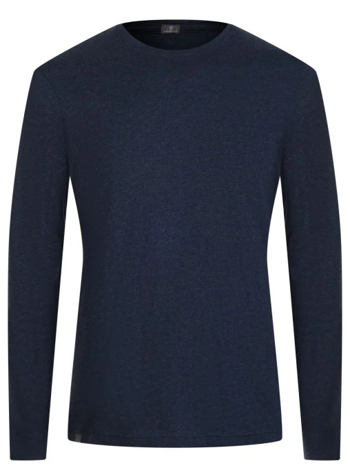 Лонгслив из хлопка и кашемира CAPOBIANCO