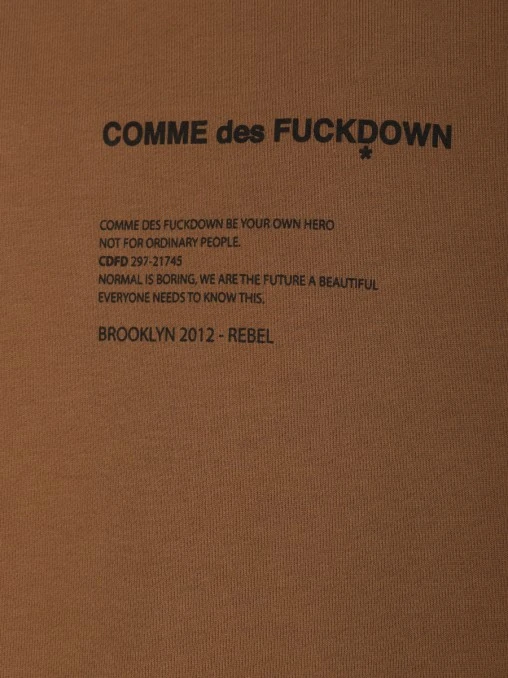 Толстовка хлопковая COMME DES FUCKDOWN