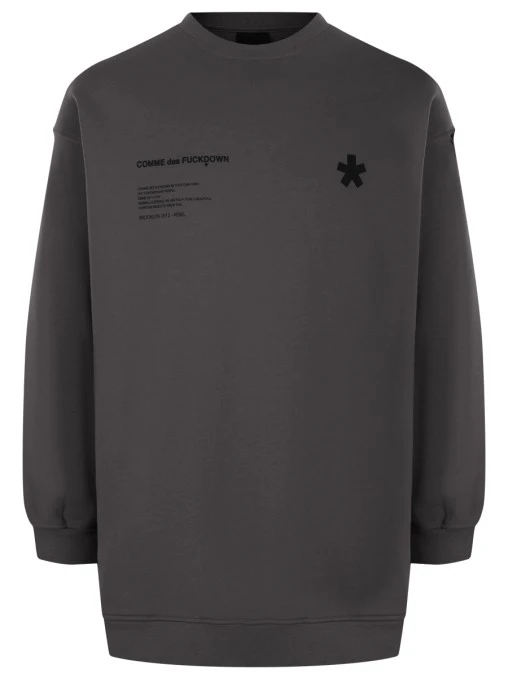 Толстовка хлопковая COMME DES FUCKDOWN
