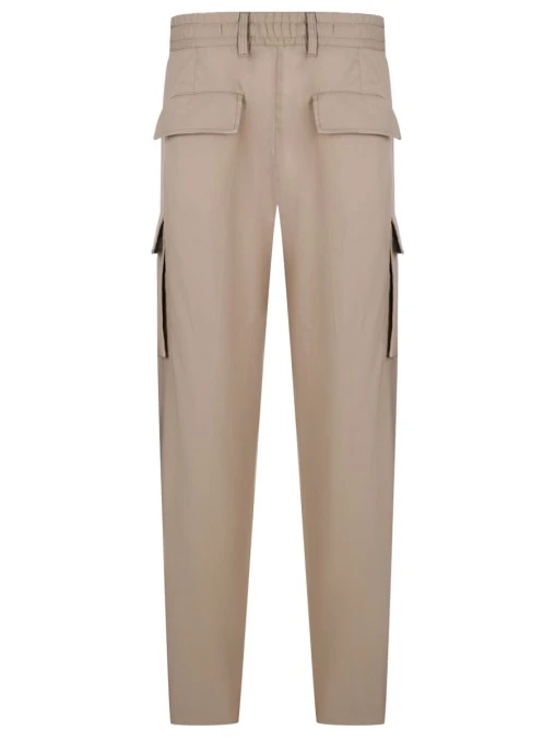 Брюки-карго однотонные CORTIGIANI