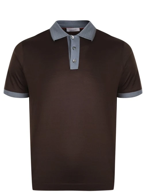 Поло хлопковое CORTIGIANI