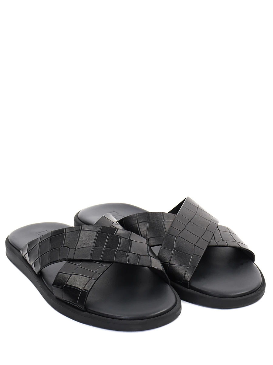 Шлепанцы кожаные