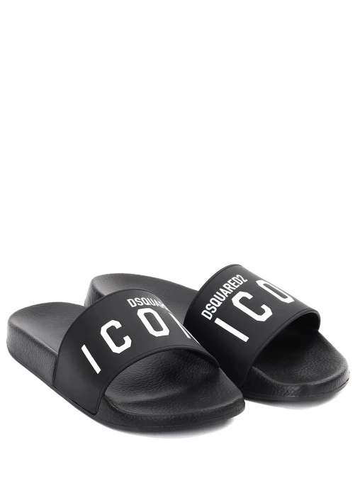 Шлепанцы с логотипом DSQUARED2