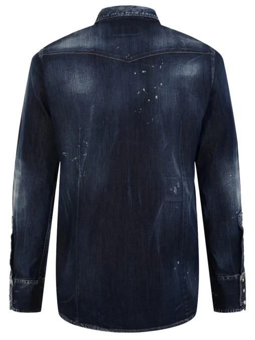 Рубашка Slim Fit джинсовая DSQUARED2