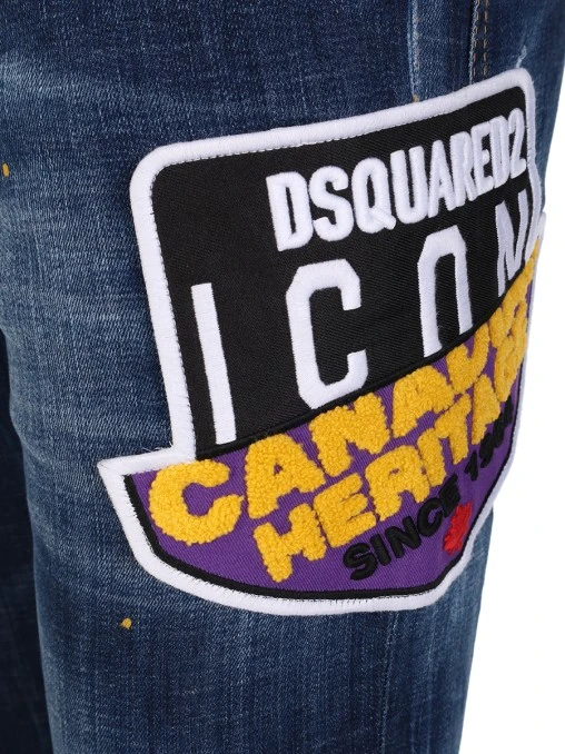 Джинсы Slim Fit хлопковые DSQUARED2