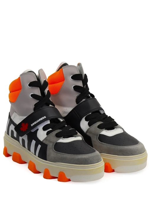 Кеды кожаные Basket DSQUARED2