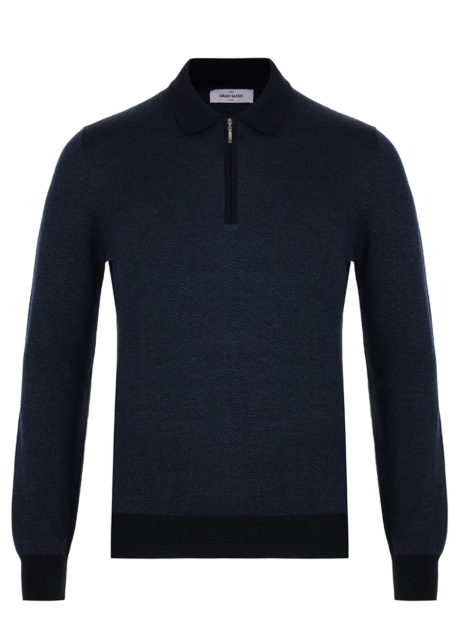 Поло из шерсти и шелка