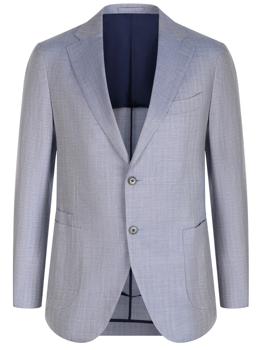 Пиджак из шерсти и шелка