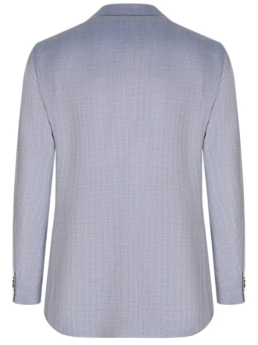 Пиджак из шерсти и шелка LUIGI BIANCHI MANTOVA