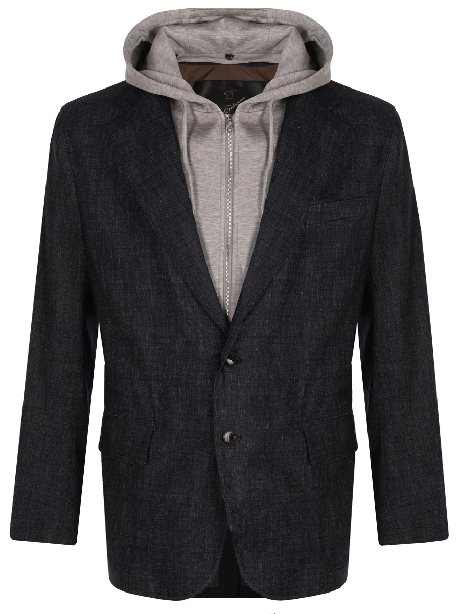Пиджак комбинированный