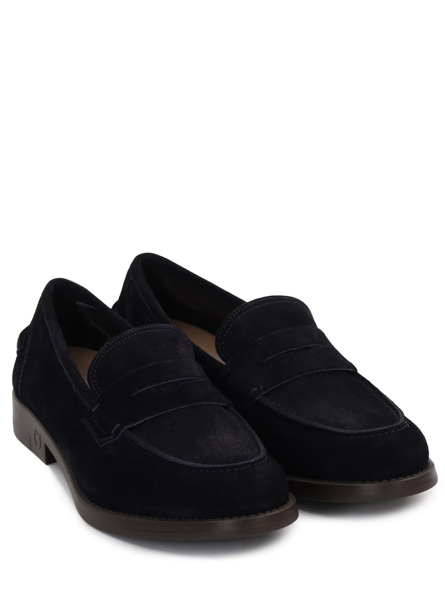 Лоферы замшевые