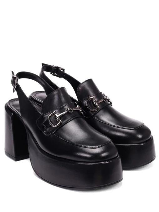 Сабо кожаное REFINED