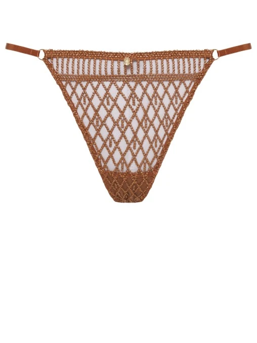 Трусы-стринг из сетки AUBADE