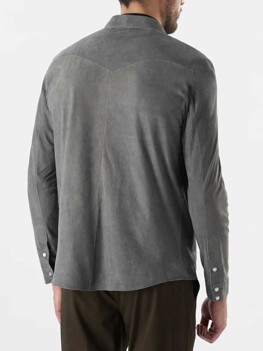 Рубашка замшевая