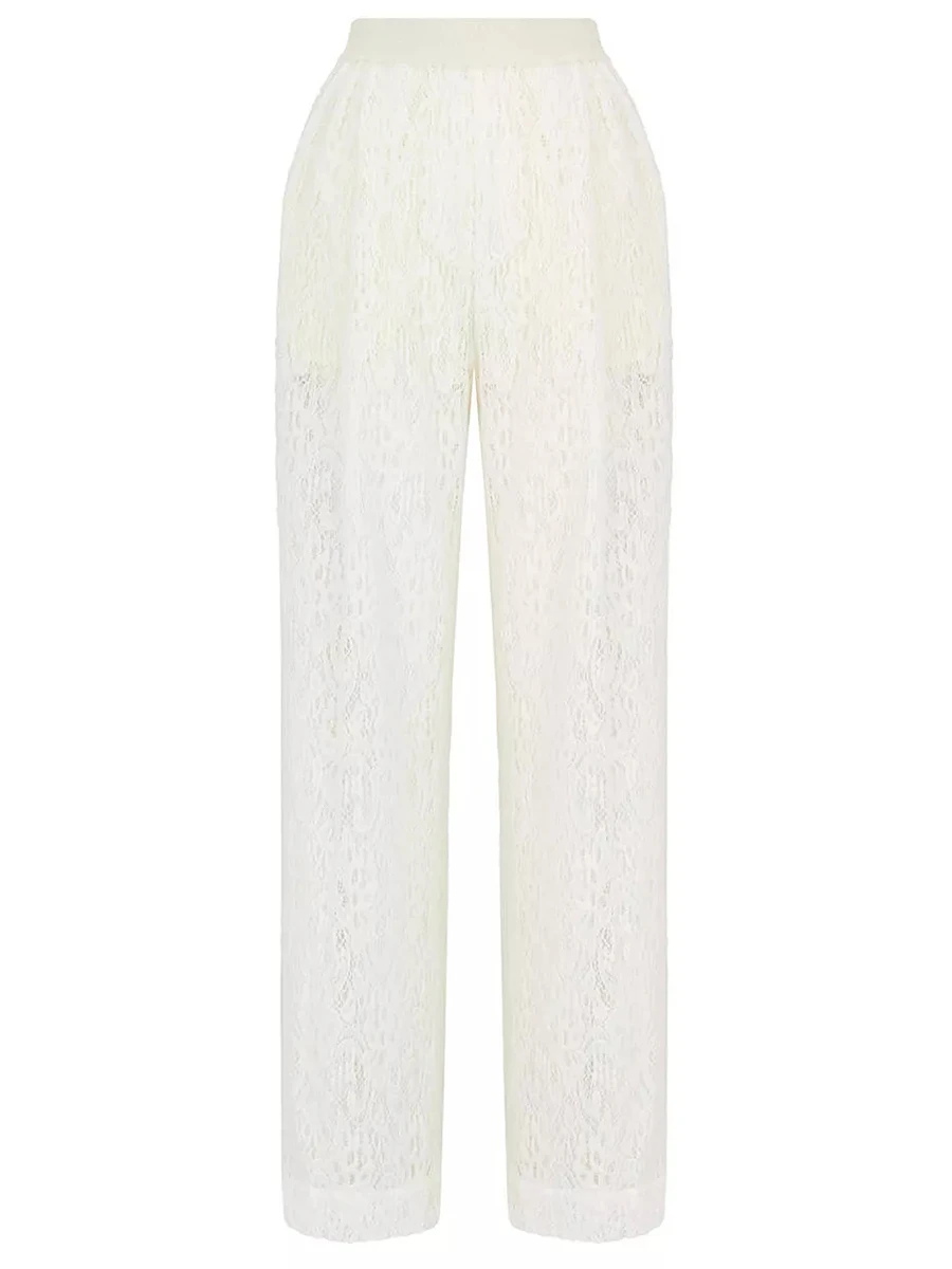Брюки кружевные