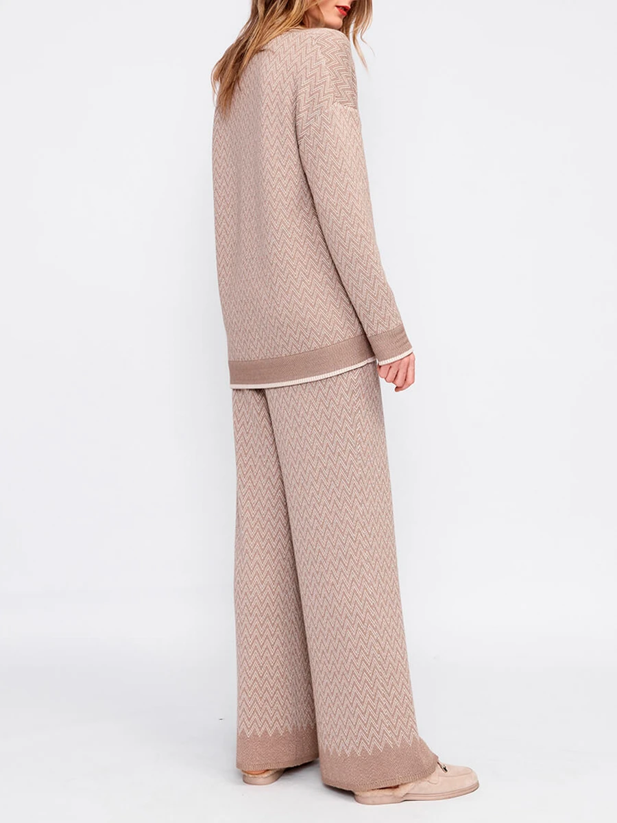 Брюки из шелка и кашемира