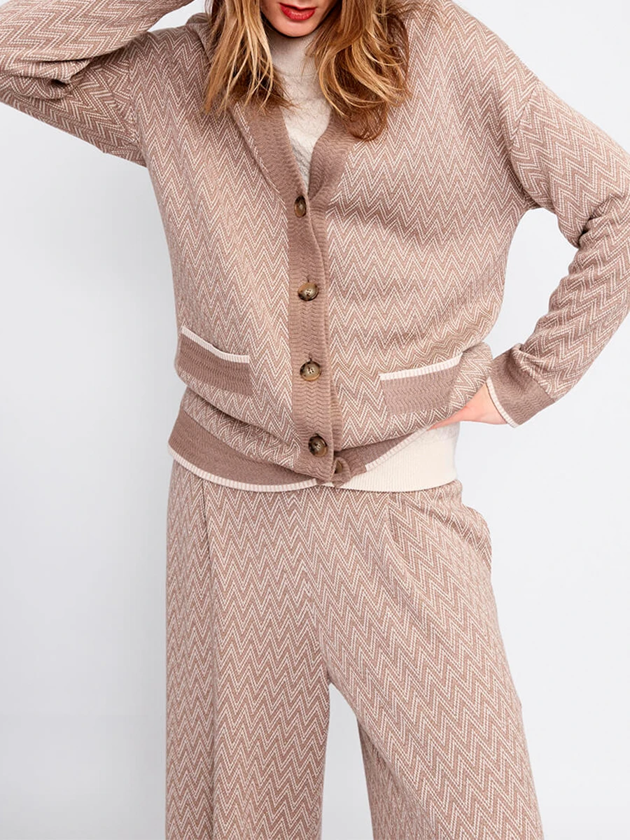 Брюки из шелка и кашемира