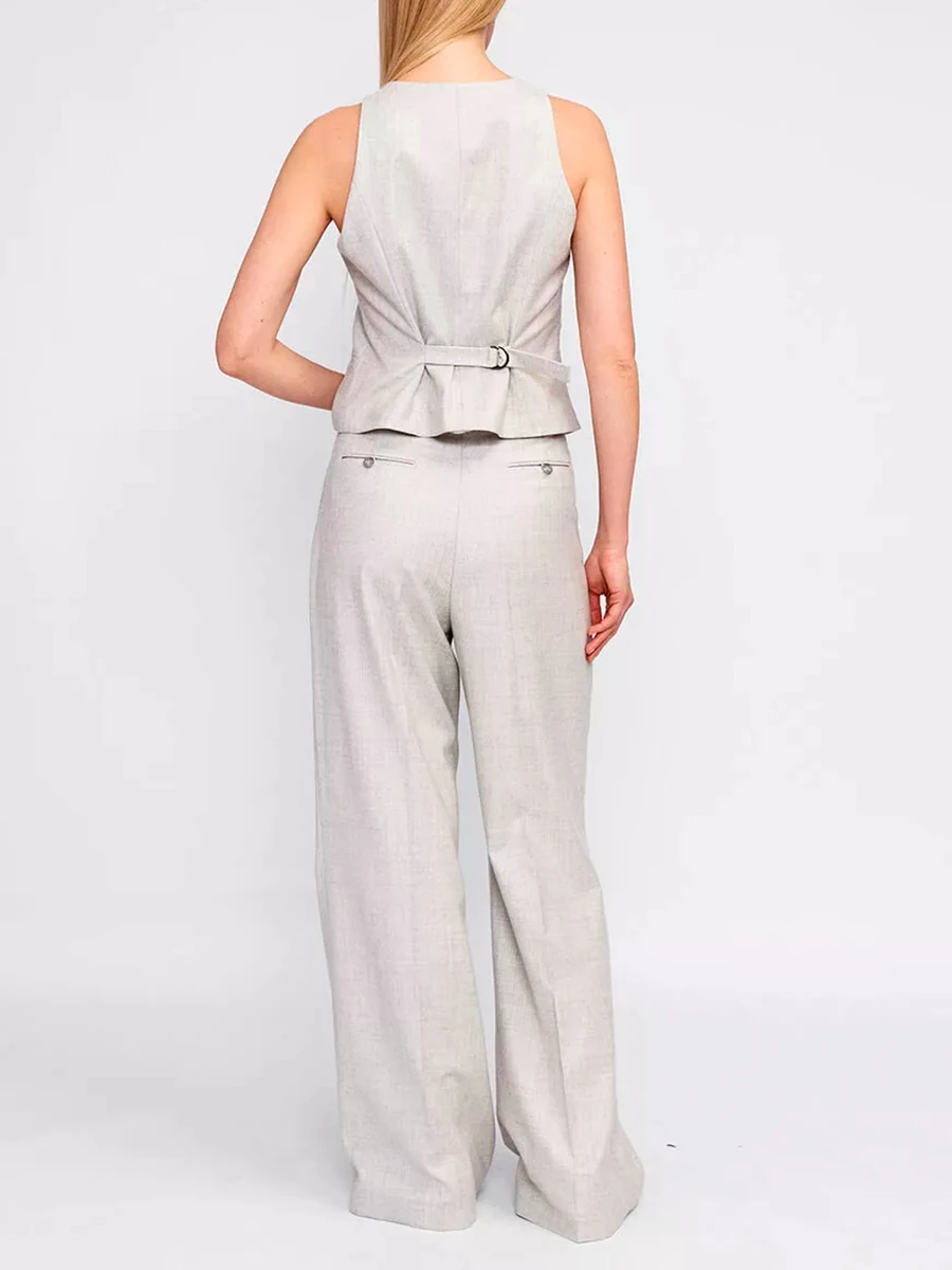 Брюки из кашемира и шерсти