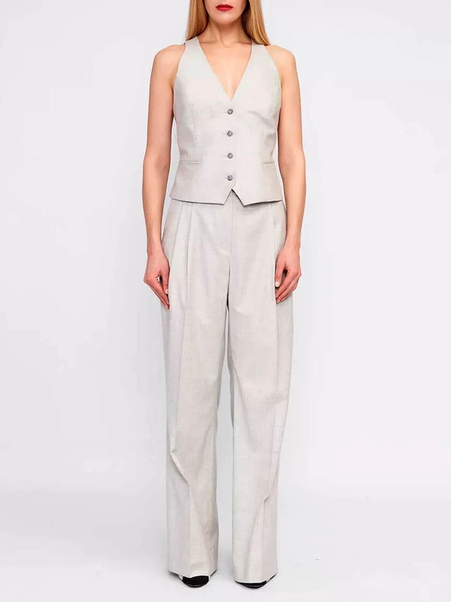 Брюки из кашемира и шерсти