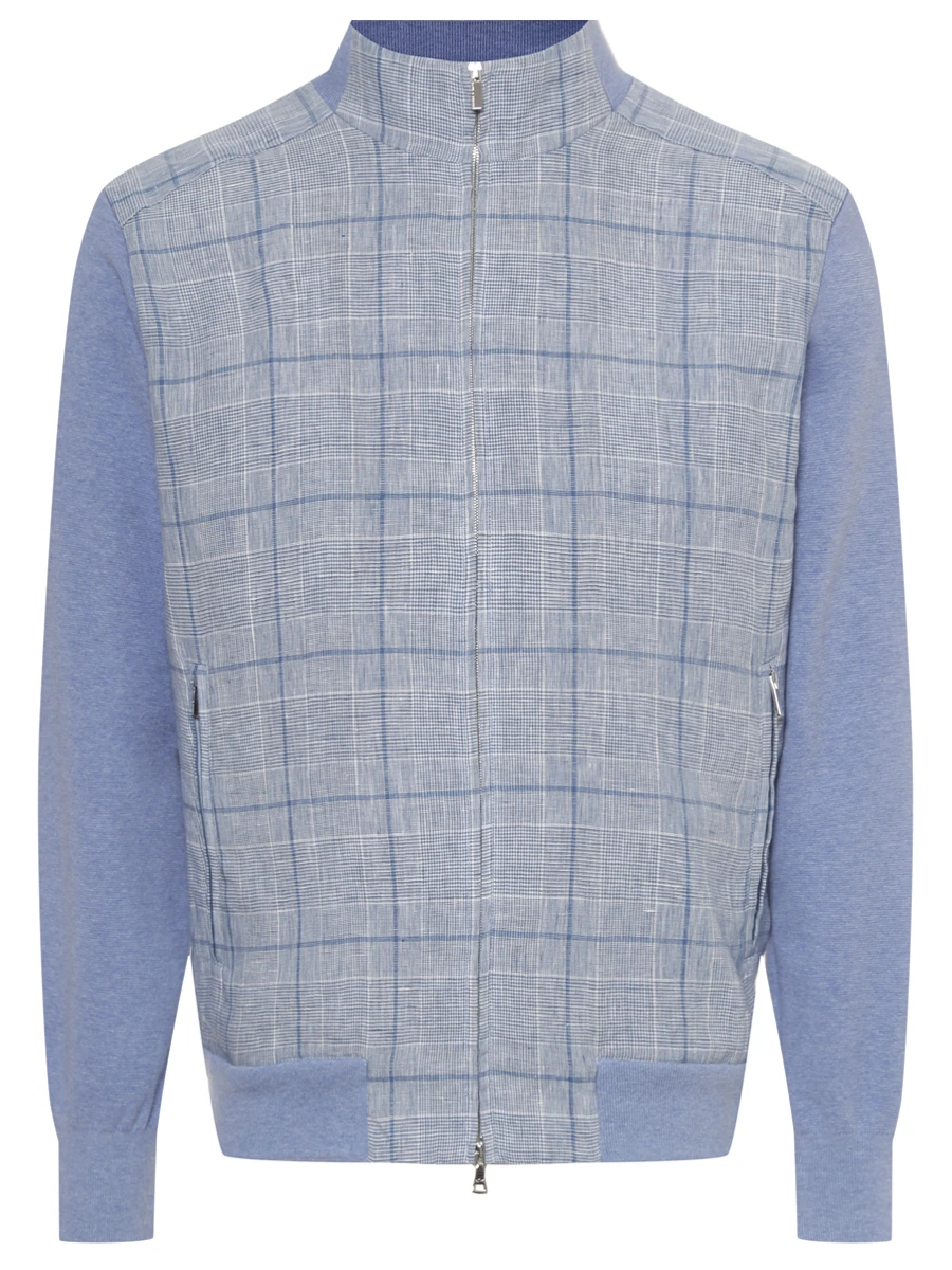 Бомбер комбинированный