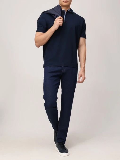 Поло хлопковое PAUL & SHARK