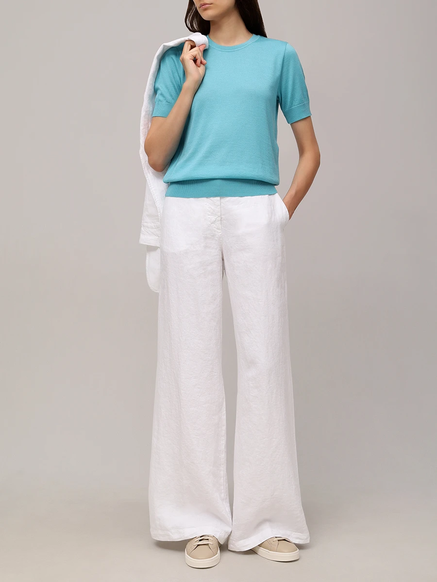 Джемпер из шерсти и шелка