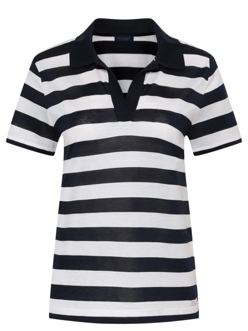 Поло из хлопка и шелка PAUL & SHARK