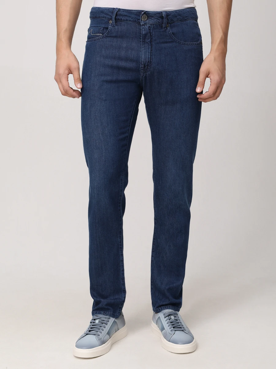 Джинсы Slim Fit из хлопка и лиоцелла