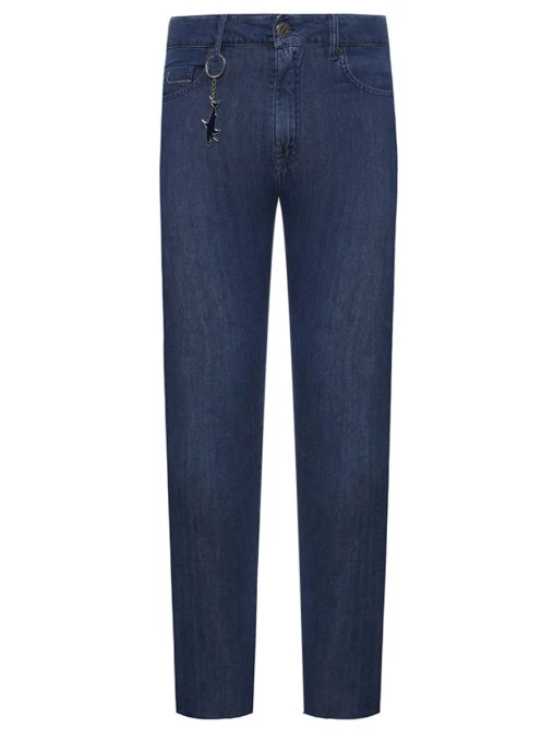 Джинсы Slim Fit из хлопка и лиоцелла PAUL & SHARK