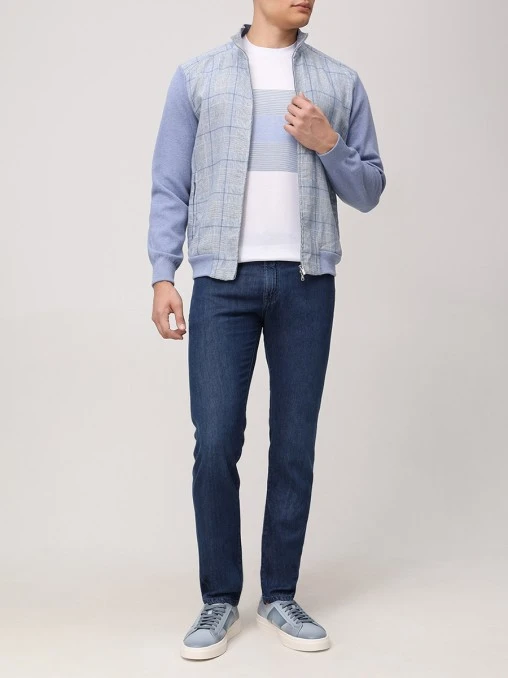 Джинсы Slim Fit из хлопка и лиоцелла PAUL & SHARK