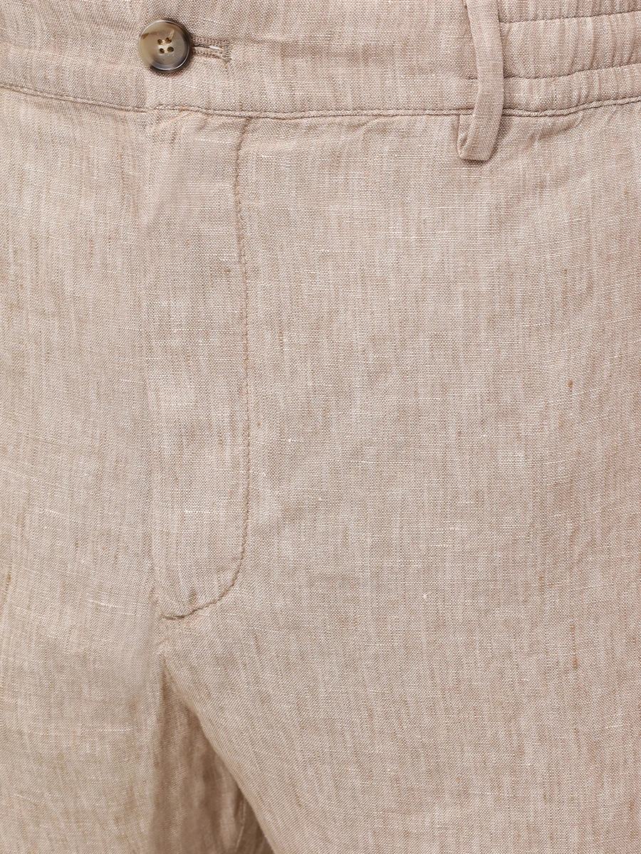 Брюки льняные