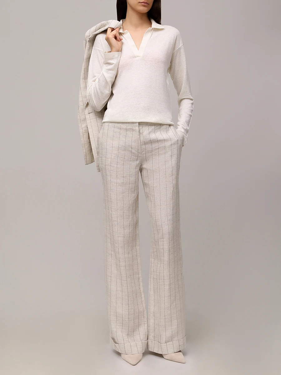 Поло льняное