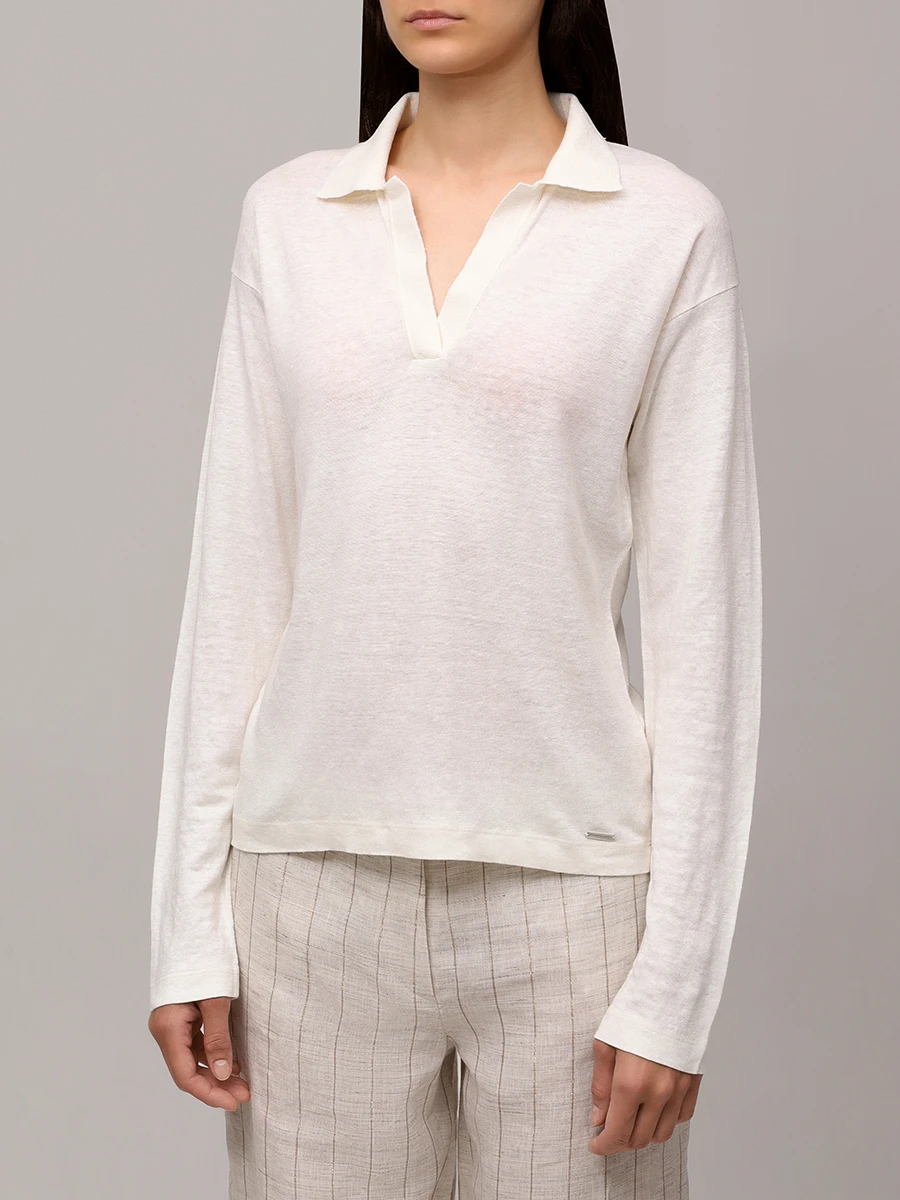 Поло льняное