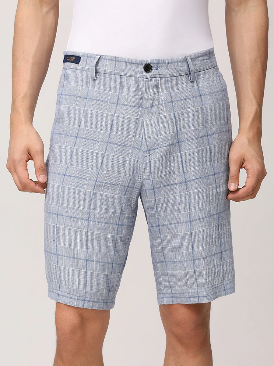 Бермуды льняные