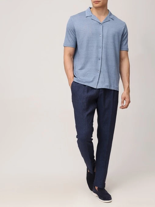 Брюки льняные PAUL & SHARK