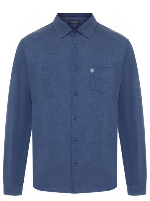 Рубашка Regular Fit из хлопка и шелка PAUL & SHARK