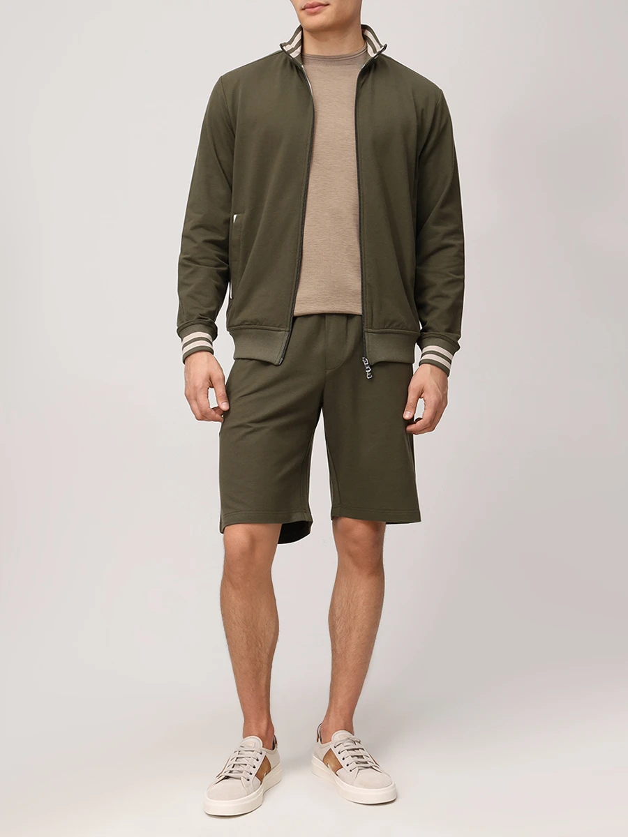 Футболка из хлопка и шелка