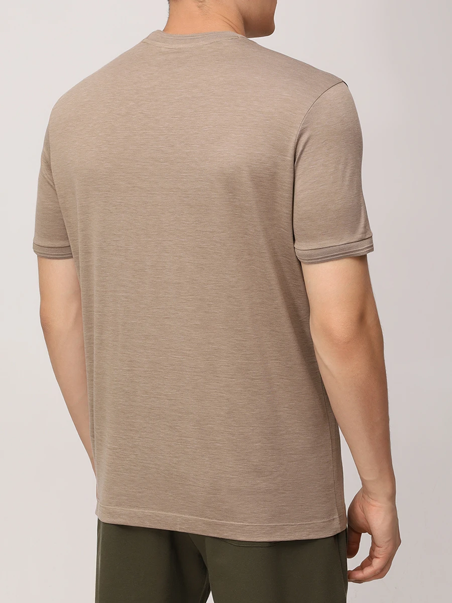 Футболка из хлопка и шелка