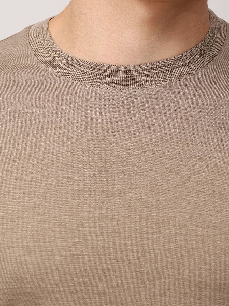 Футболка из хлопка и шелка