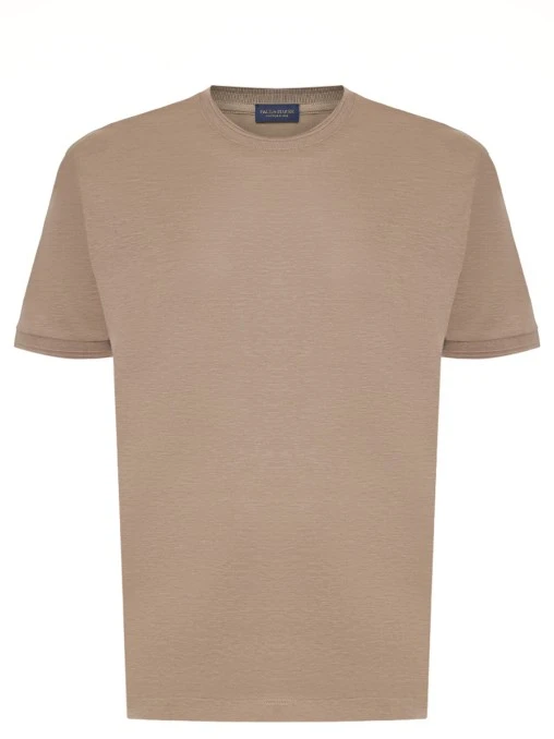 Футболка из хлопка и шелка PAUL & SHARK