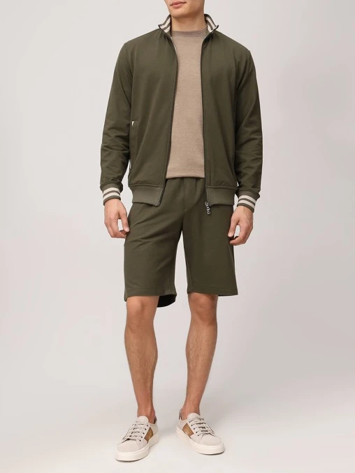 Футболка из хлопка и шелка PAUL & SHARK