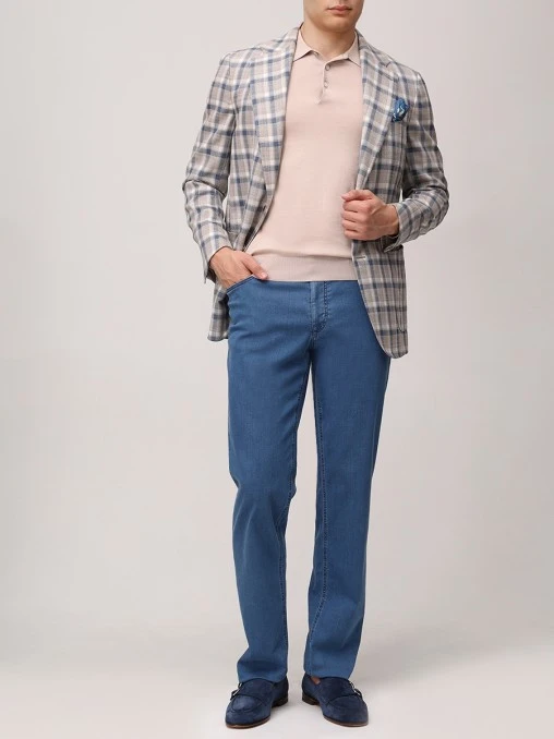 Джинсы Slim Fit хлопковые HILTL