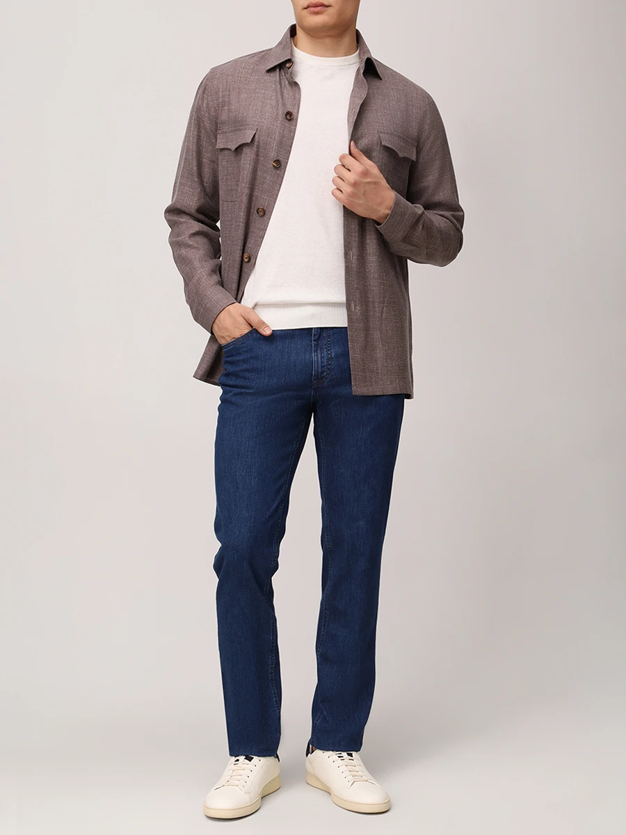 Джинсы Slim Fit хлопковые