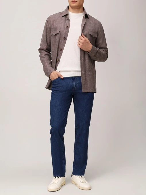 Джинсы Slim Fit хлопковые HILTL