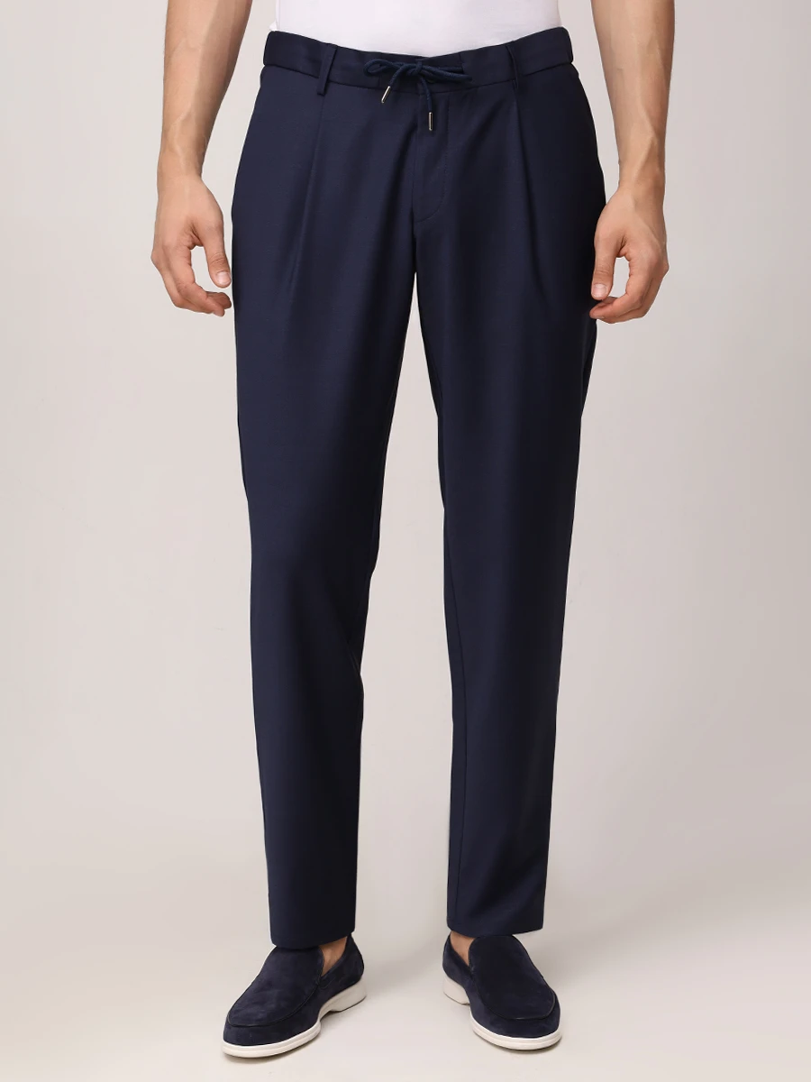 Брюки однотонные