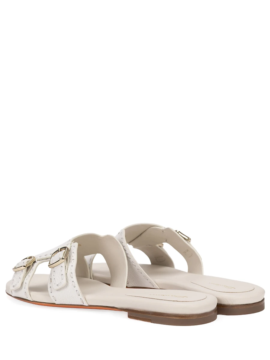 Шлепанцы кожаные